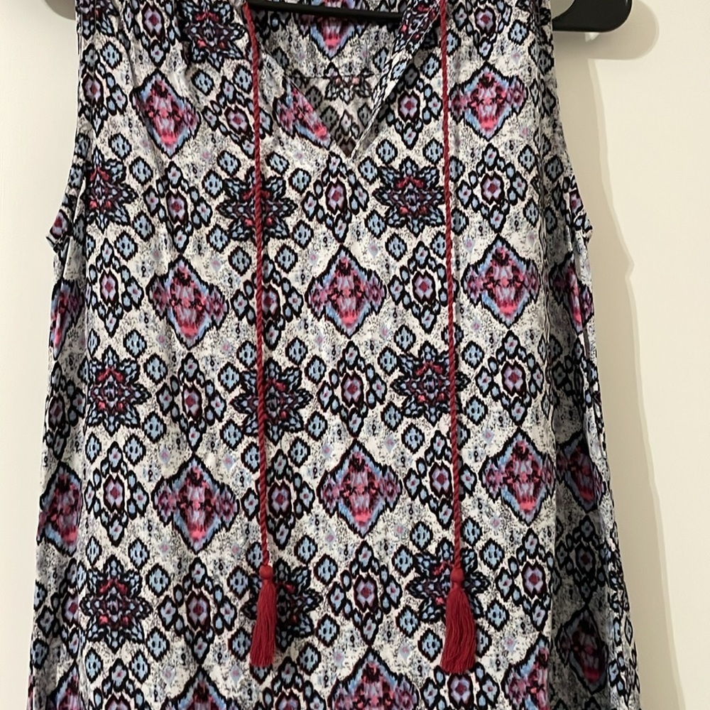 NWOT beachlunchlounge Blue and Pink Dress Size XS - Picture 7 of 8